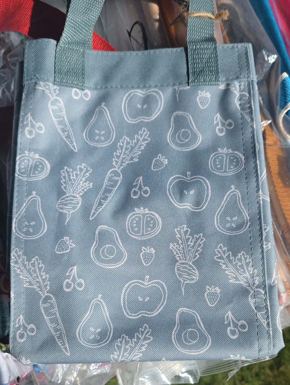 Thirty One SMALL Essential Storage Tote in very veggie new but no bag